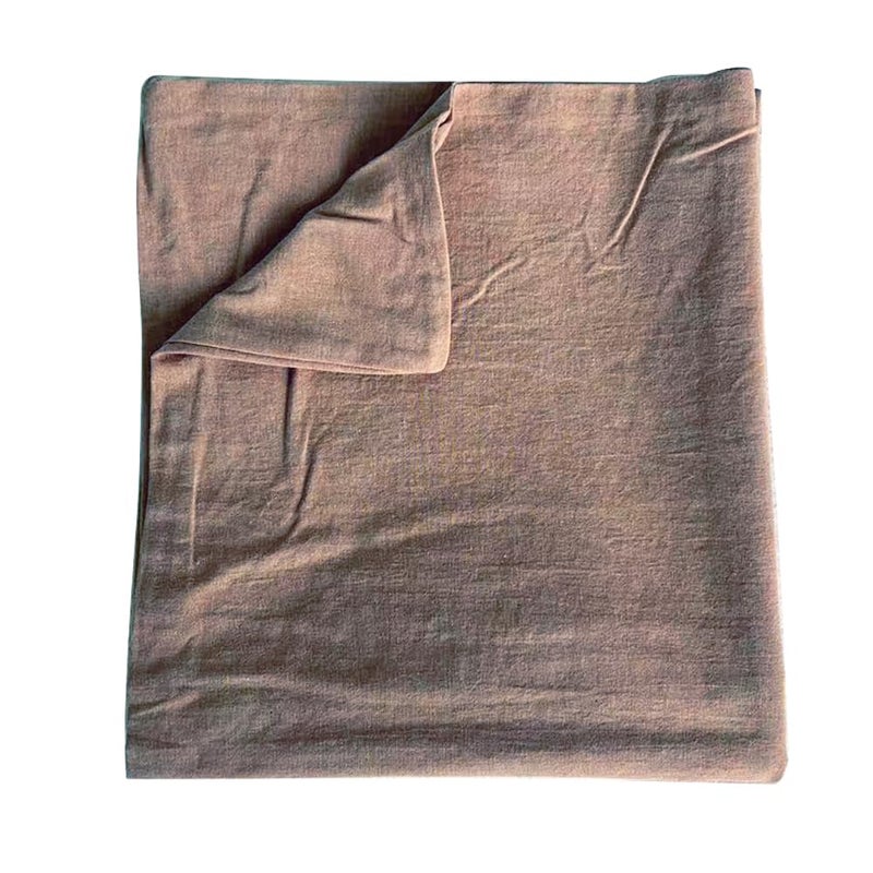 F.Y.Dreams 100% Washed Cotton Duvet Cover for Weighted Blanket 60x80 inches with 8 Ties, Zipper on Long Side/Purple Bean Paste/Just Duvet Cover - Image 5